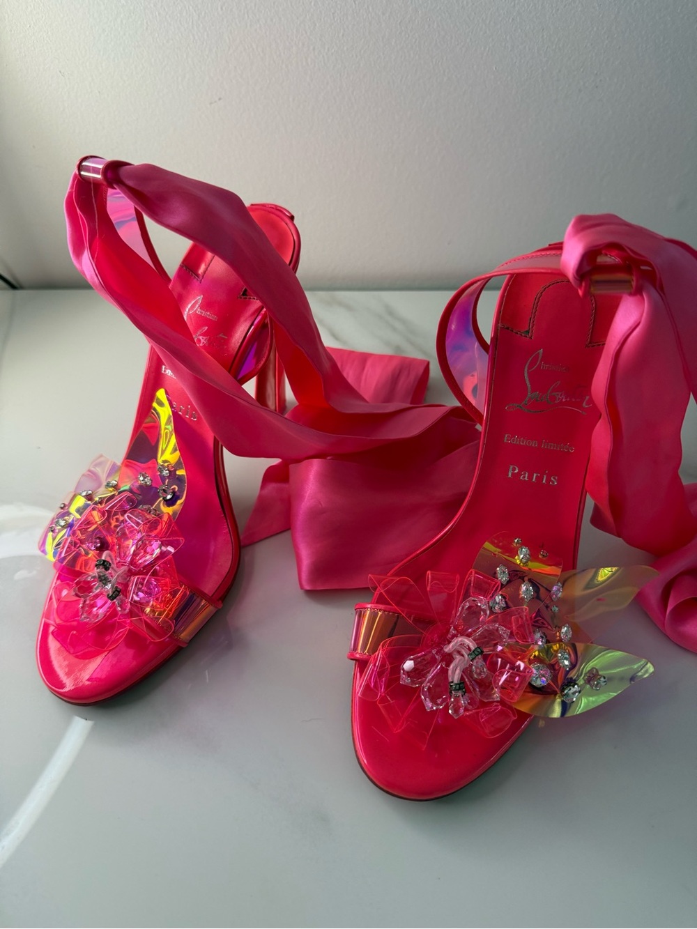 RARE Christian Louboutin Alyah du Désert 100 Édition Limitée Size 39 - Picture 11 of 12